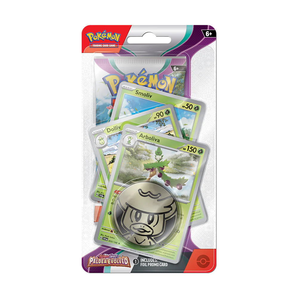 Pokemon TCG Scarlet & Violet Paldea Evolved Checklane Blister