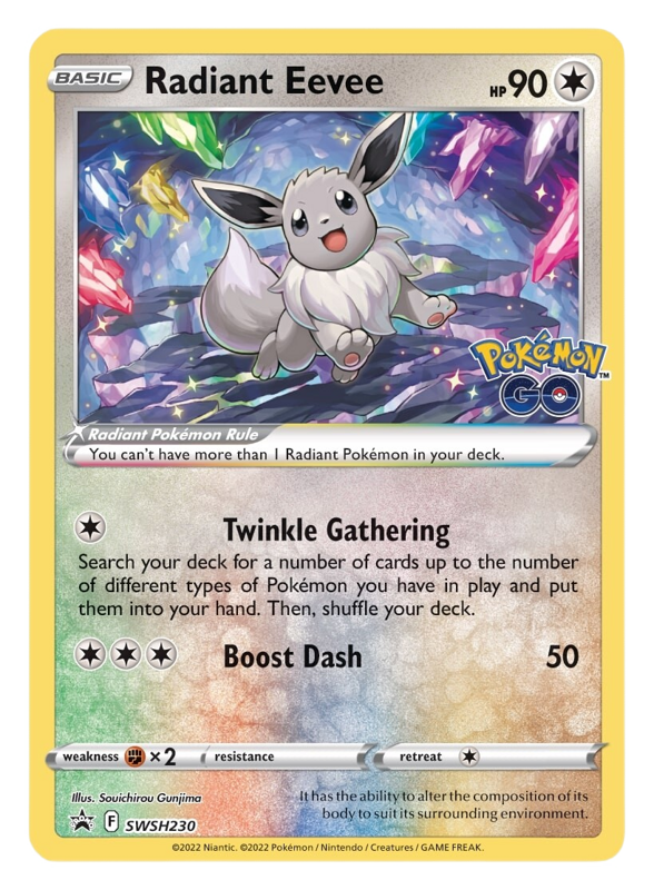 Pokemon TCG Pokemon GO - Radiant Eevee Premium Collection Box