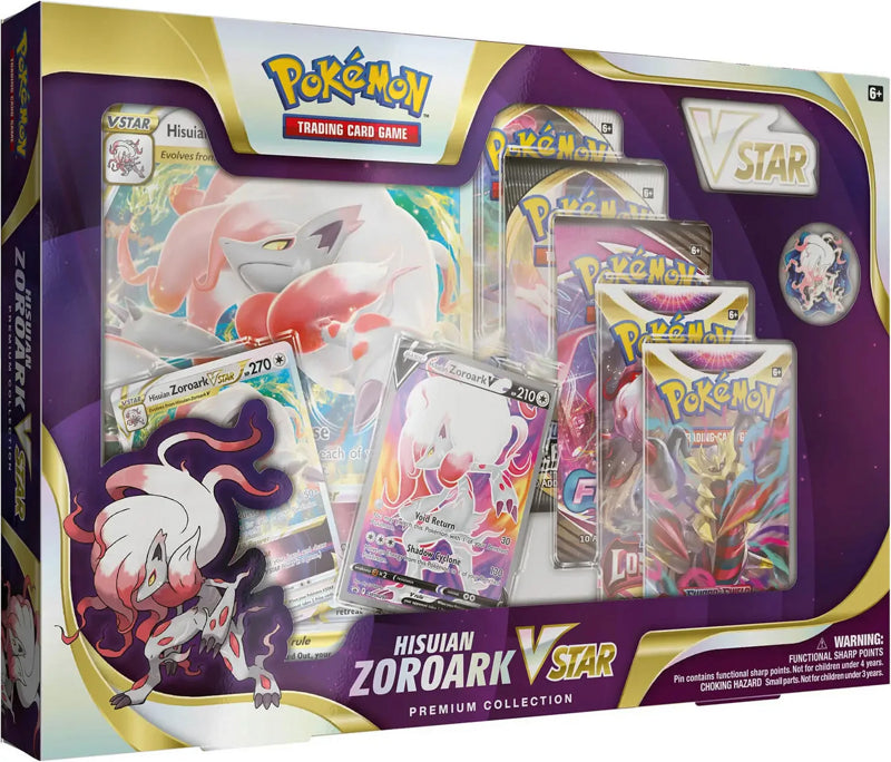 Pokemon TCG Hisuian Zoroark VSTAR Premium Collection