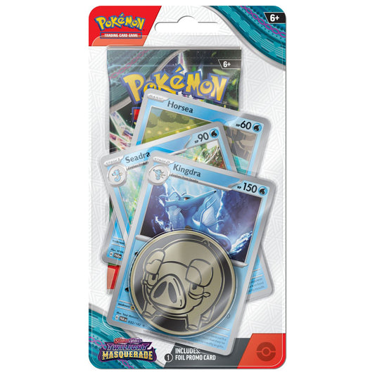 Pokemon TCG Scarlet & Violet Twilight Masquerade Premium Checklane Blister - Kingdra