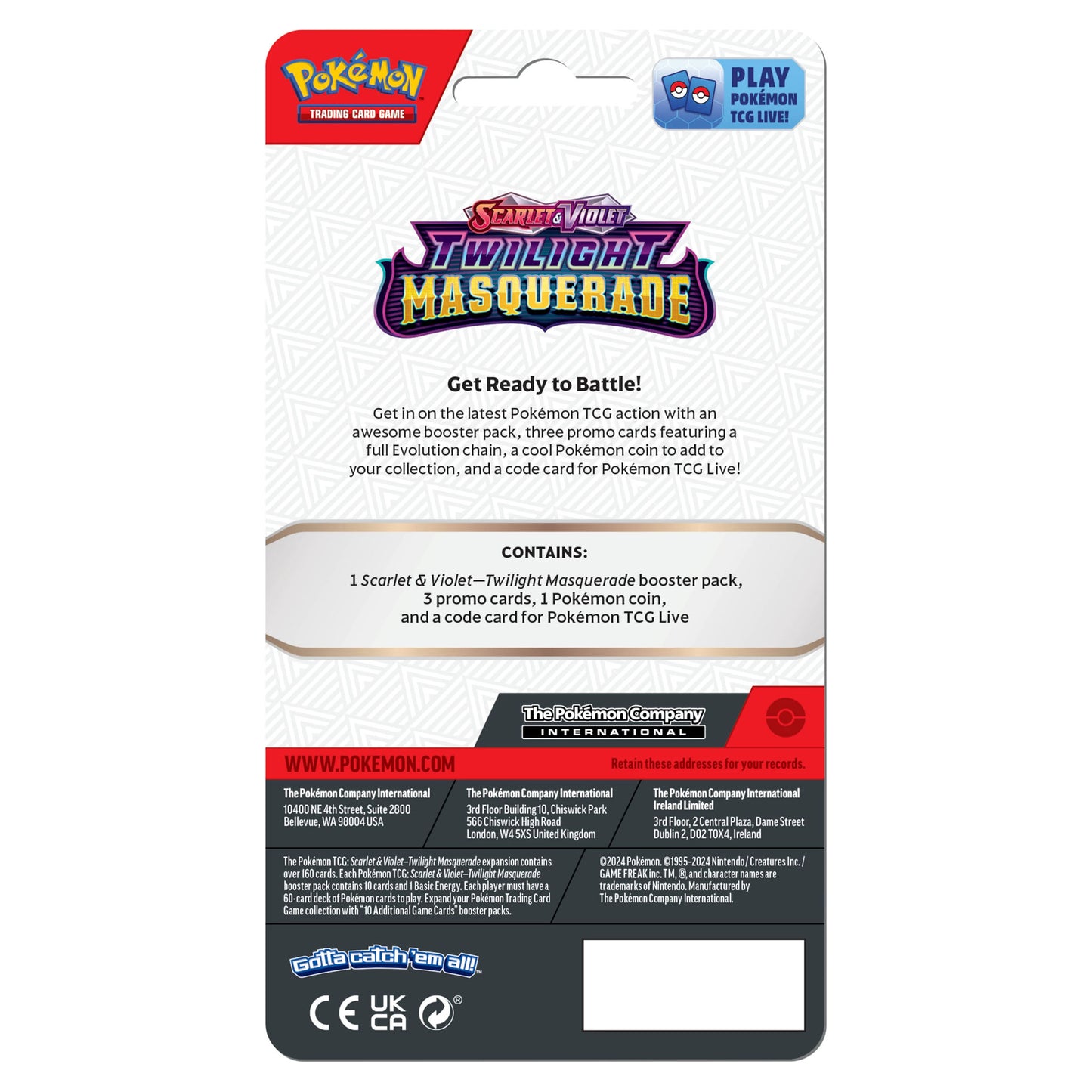 Pokemon TCG Scarlet & Violet Twilight Masquerade Premium Checklane Blister - Porygon-Z
