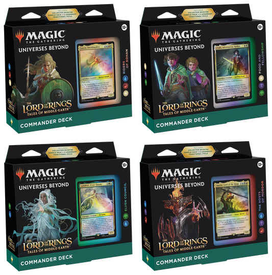 MTG Lord of the Rings Tales of Middle Earth Commander Decks