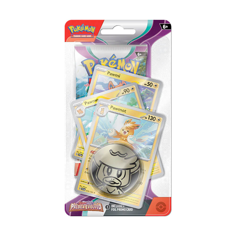 Pokemon Scarlet & Violet Paldea Evolved Checklane Blister