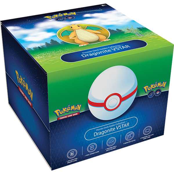 Pokemon TCG GO Premier Deck Holder Collection Dragonite VSTAR