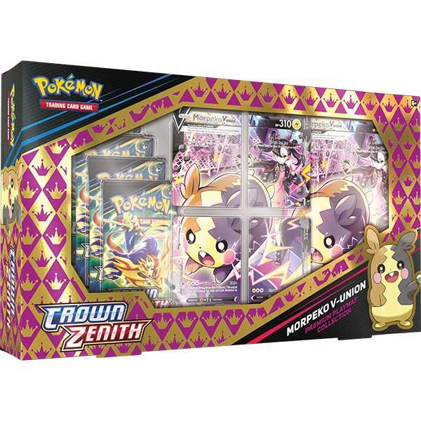 Pokemon Crown Zenith Morpeko V-UNION Premium Playmat Collection Box