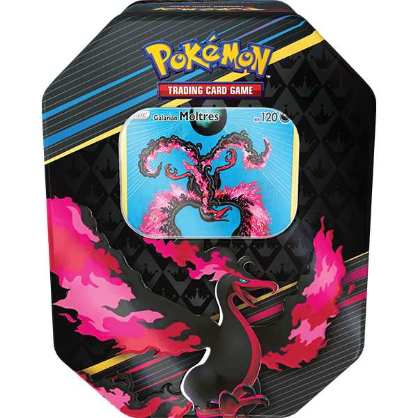 Pokemon TCG Crown Zenith Tin Moltres/Articuno/Zapdos