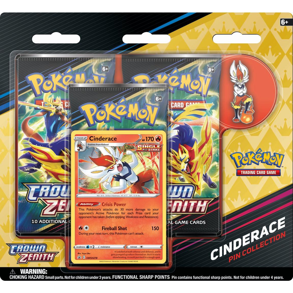 Pokemon TCG Crown Zenith Pin Collection 12.5 Blister Pack