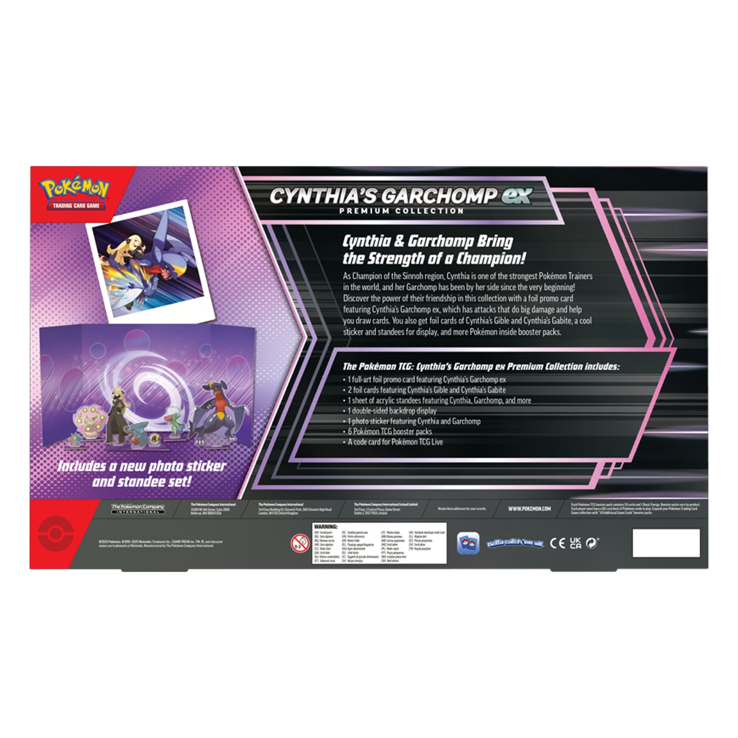 Pokemon TCG Cynthia’s Garchomp EX Premium Collection