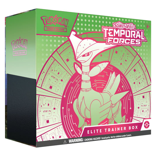 Pokemon TCG Scarlet & Violet Temporal Forces - Iron Leaves Elite Trainer Box