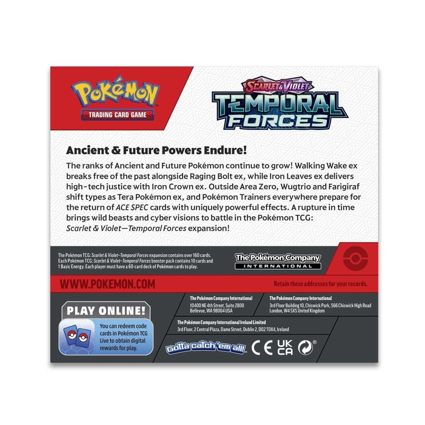 Pokemon TCG Scarlet & Violet - Temporal Forces Booster Box