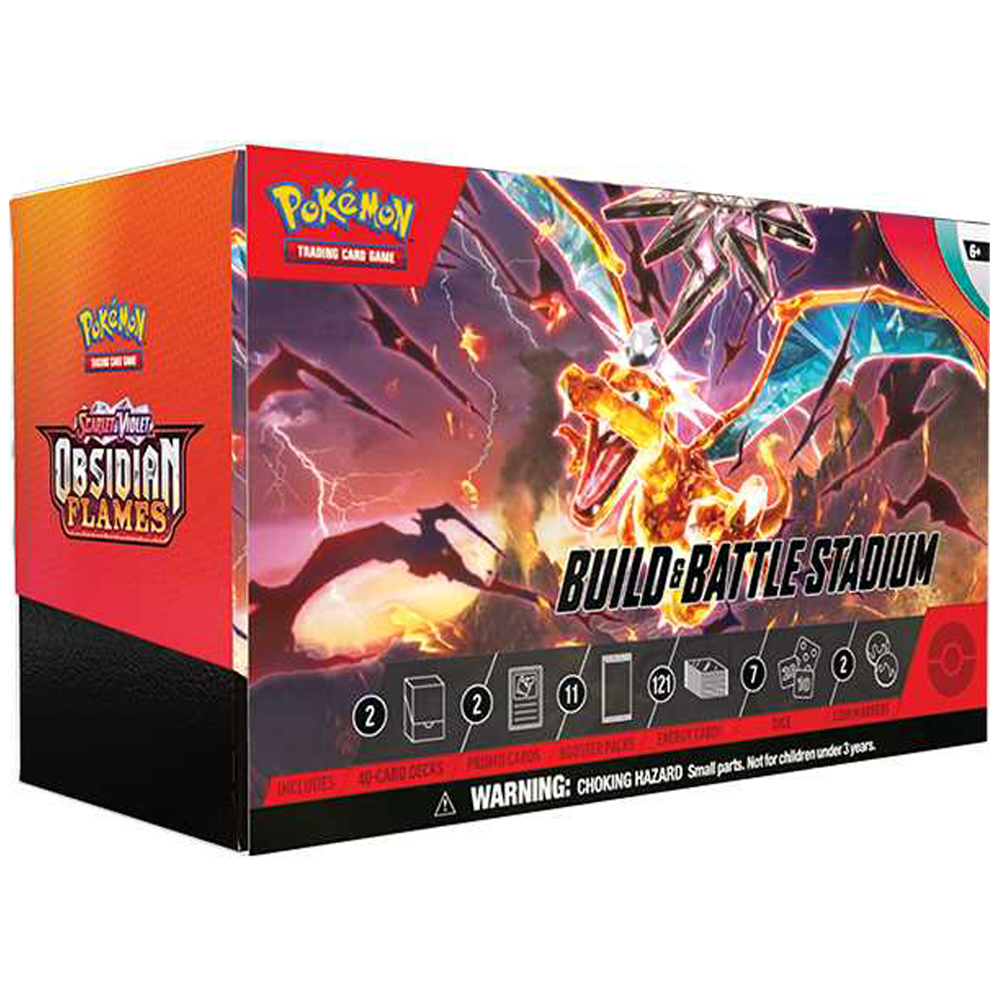 Pokemon TCG Scarlet & Violet Obsidian Flames Build & Battle Stadium