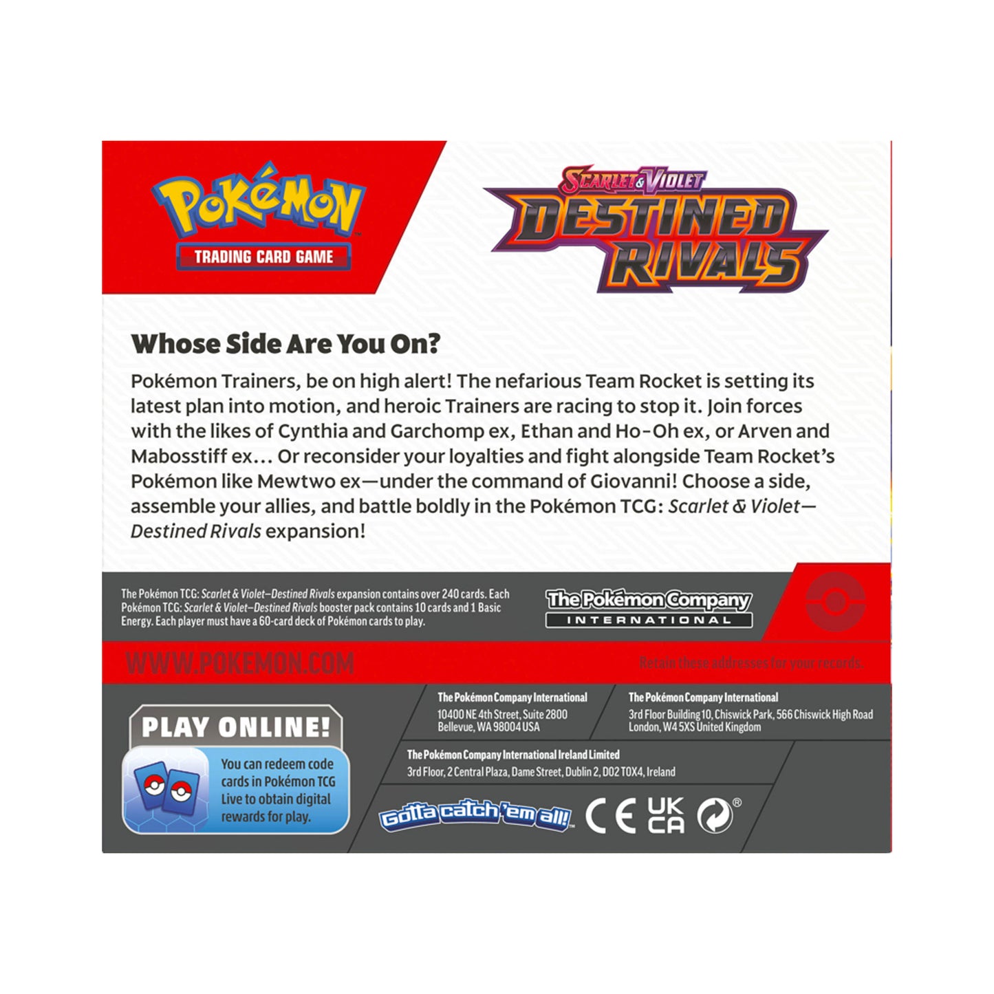 Pokemon TCG Scarlet & Violet - Destined Rivals Booster Box