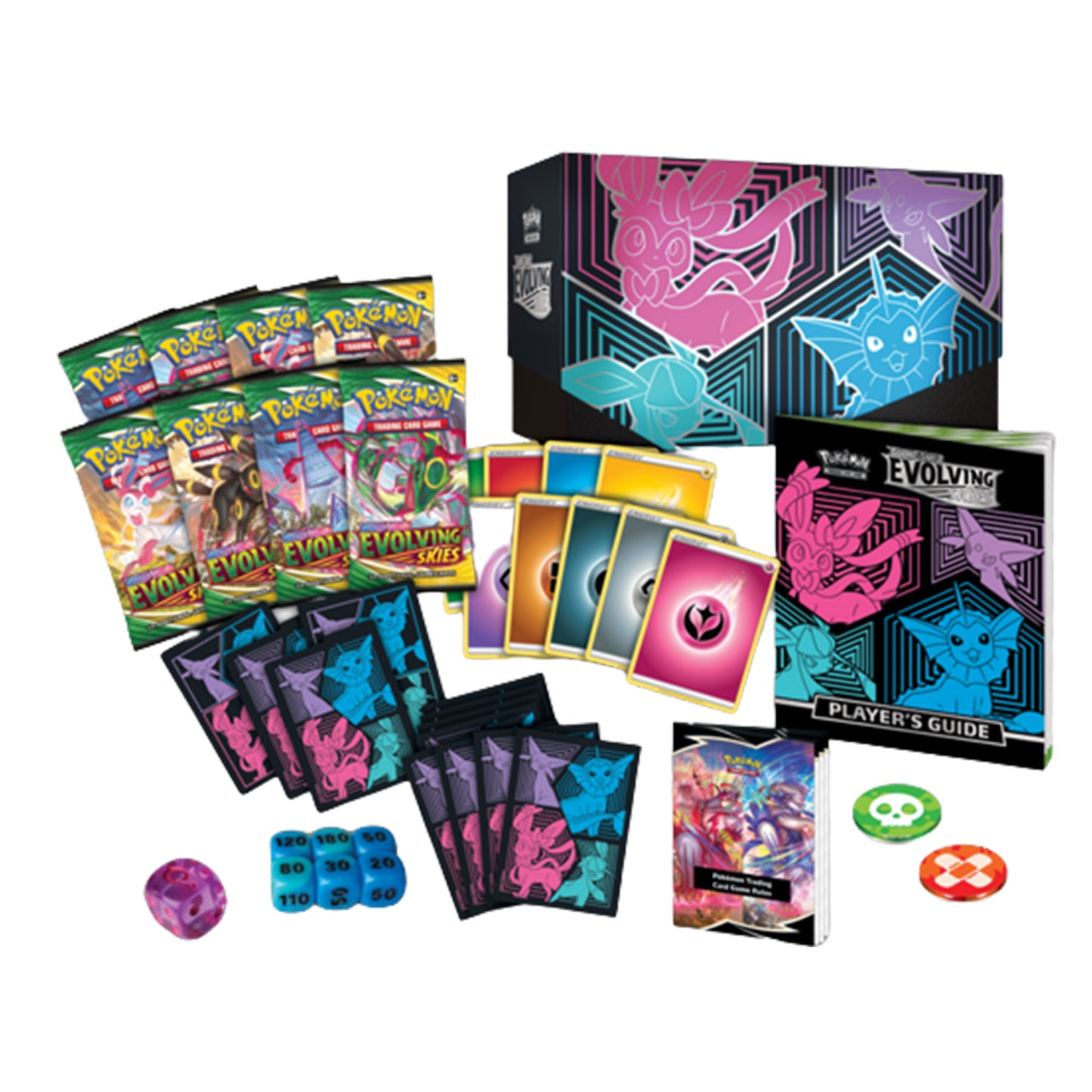 *DAMAGED OUTER BOX* Pokemon TCG Evolving Skies Elite Trainer Box