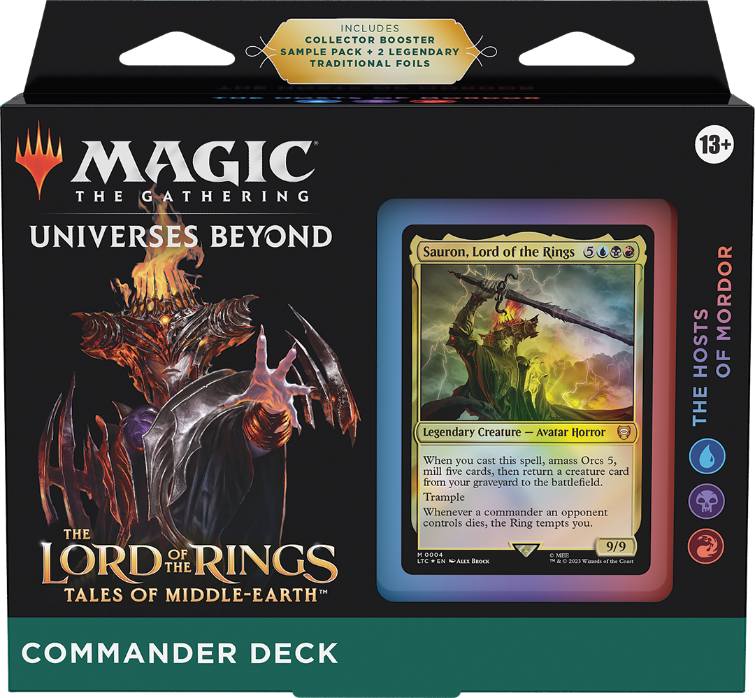 MTG Lord of the Rings Tales of Middle Earth Commander Decks