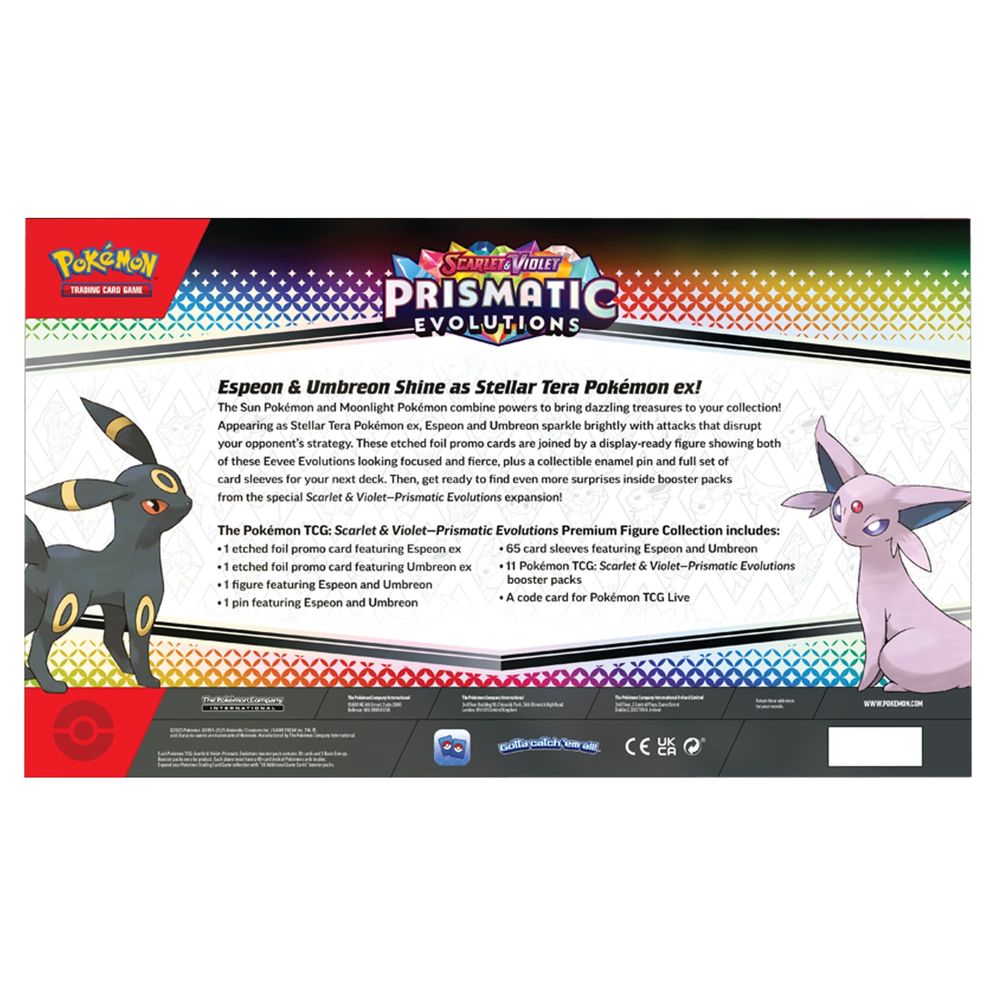 Pokemon TCG Prismatic Evolutions Premium Figure Collection