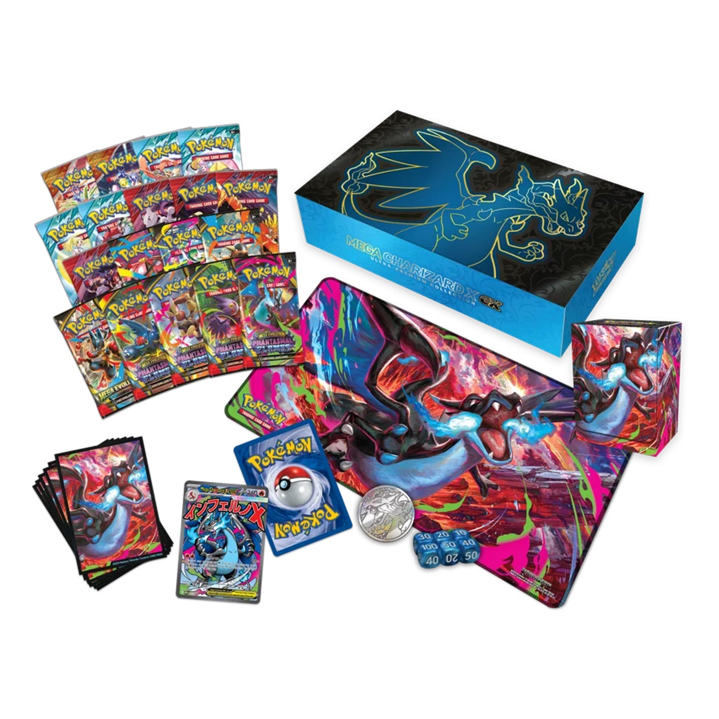 Pokemon TCG Mega Charizard X EX Ultra Premium Collection