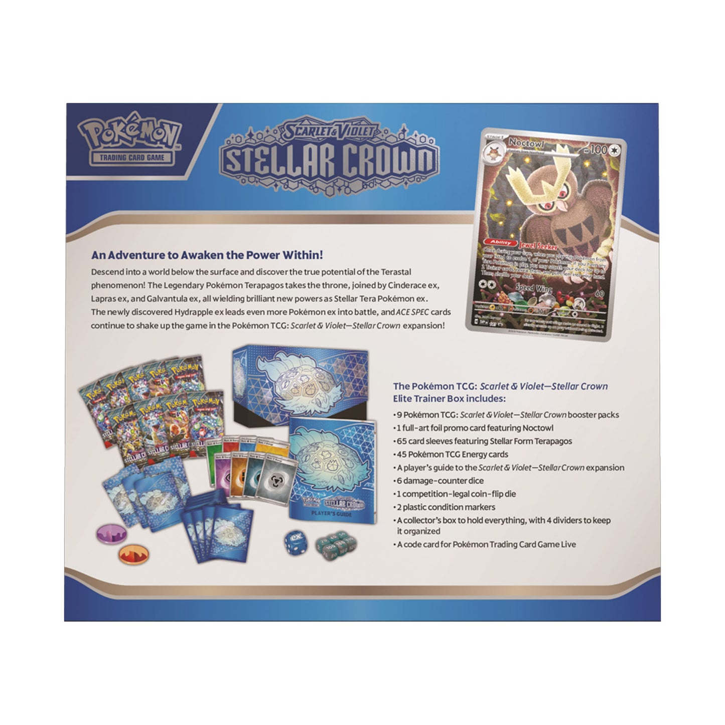 Pokemon TCG Scarlet & Violet Stellar Crown Elite Trainer Box