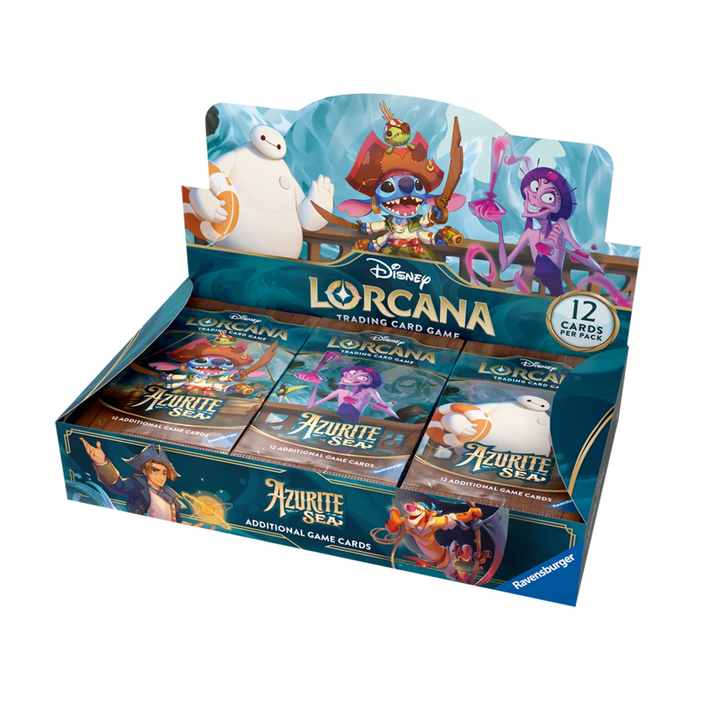 Disney Lorcana Azurite Sea Booster Box (24 Packs)