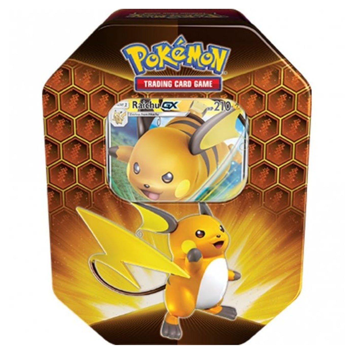 Pokemon TCG Hidden Fates Tin Raichu GX