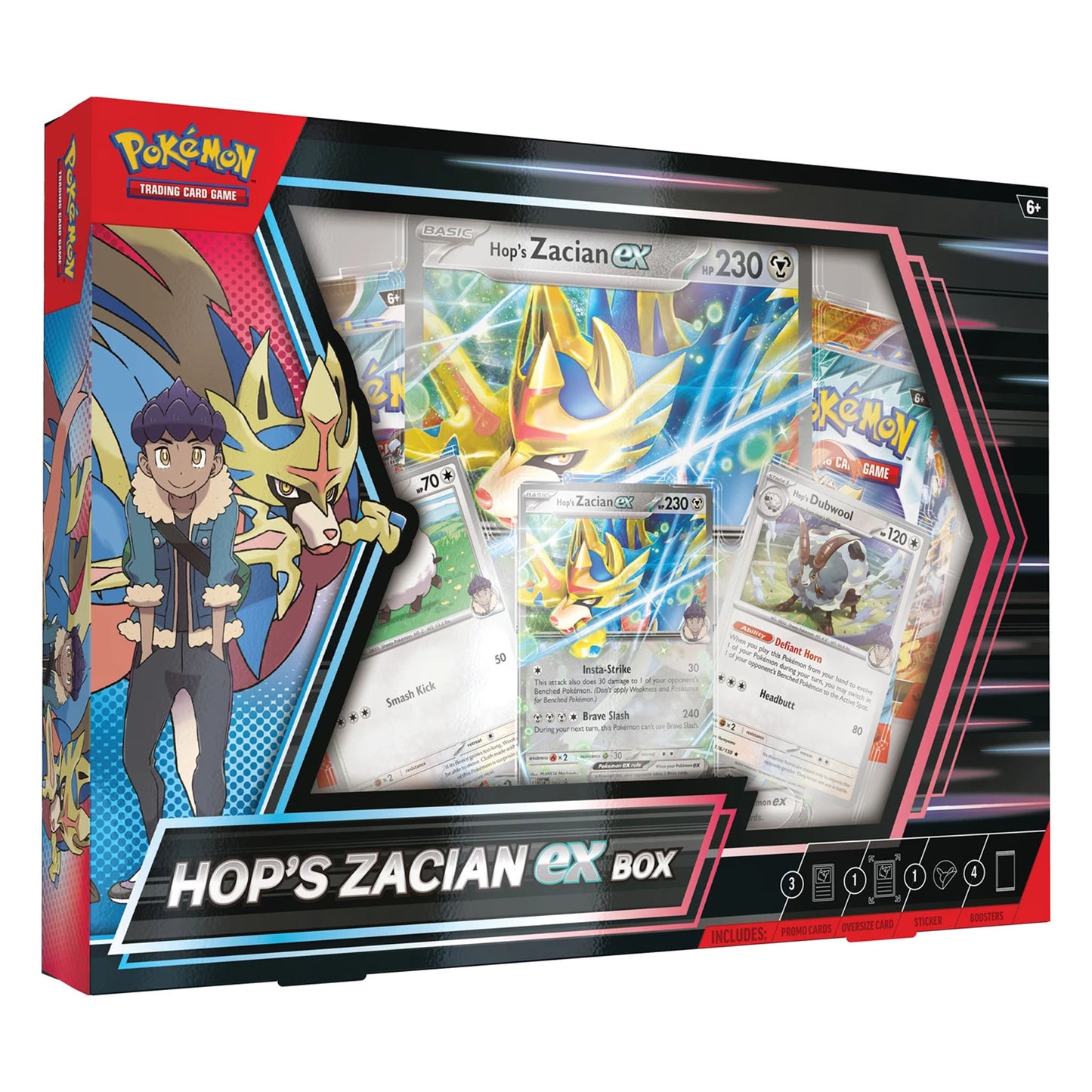 Pokemon TCG: Hop's Zacian ex Box