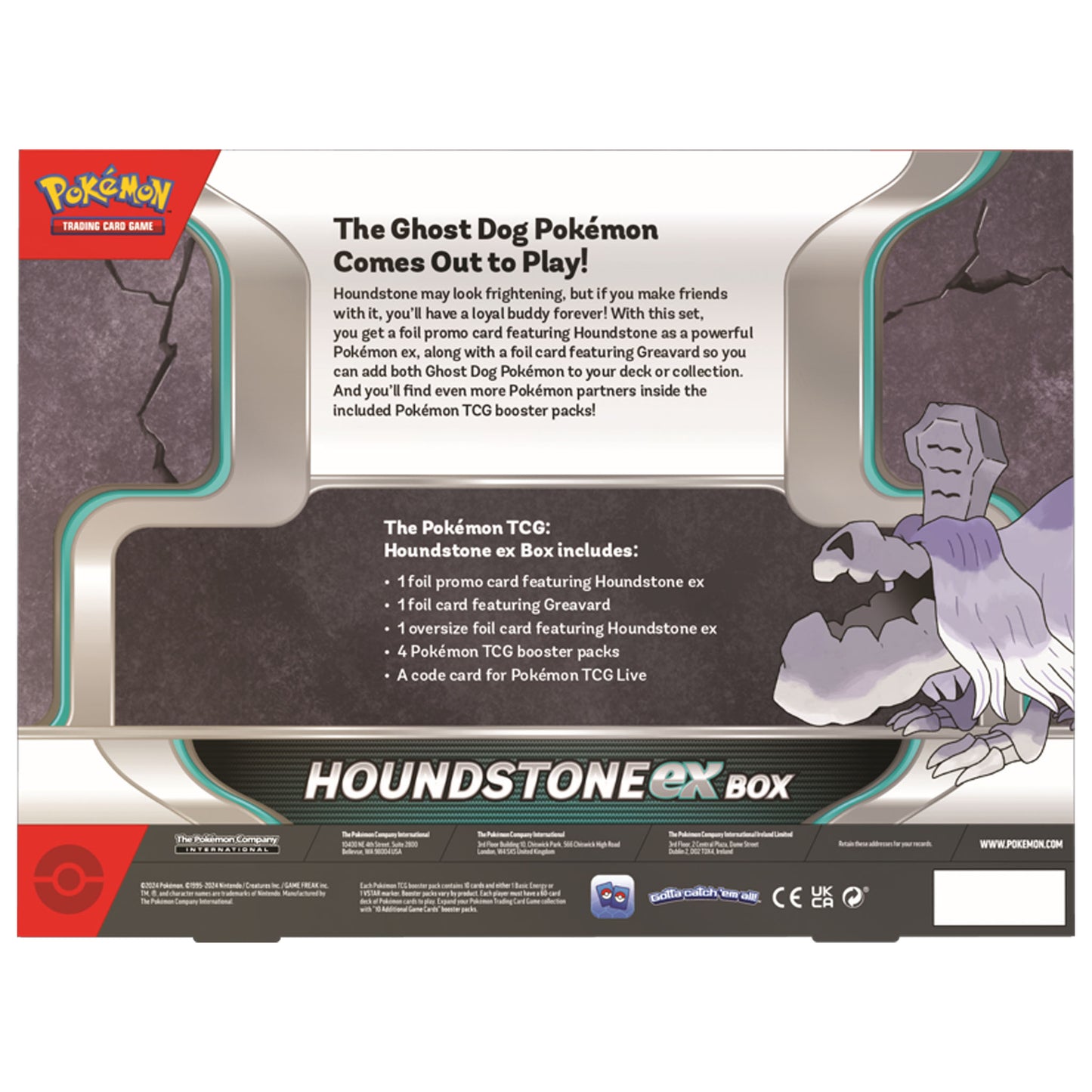 Pokemon Houndstone EX Collection Box