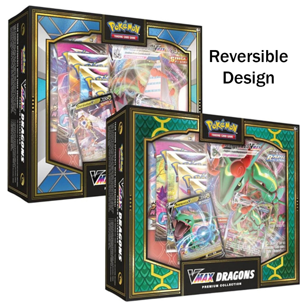Pokemon TCG: VMAX Dragons Premium Collection - Rayquaza/Duraludon ENDGAMELDN Pokemon TCG: VMAX Dragons Premium Collection - Rayquaza/Duraludon ENDGAMELDN