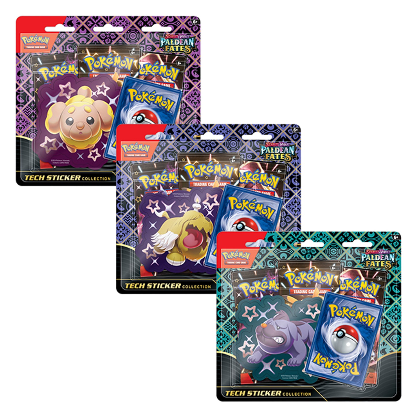 Pokemon TCG: Scarlet & Violet Paldean Fates Tech Sticker Box