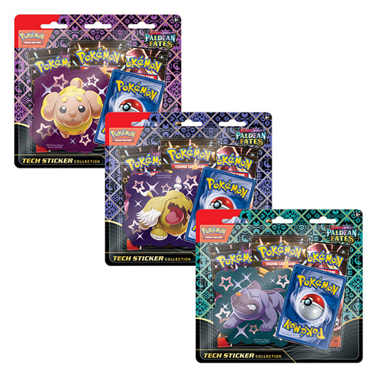 Pokemon TCG: Scarlet & Violet Paldean Fates Tech Sticker Box