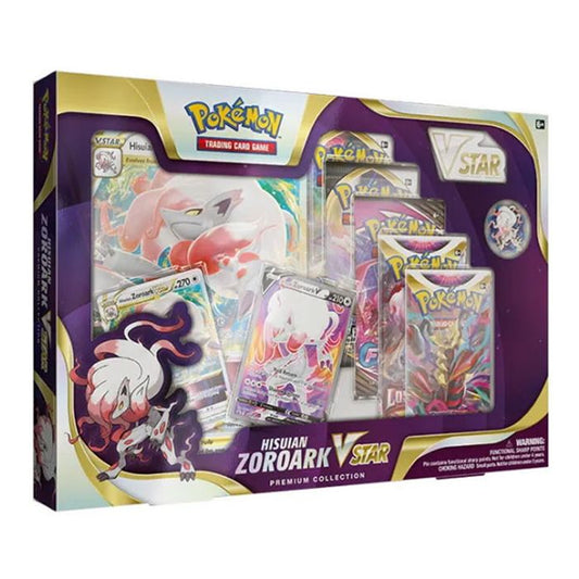 Pokemon TCG Hisuian Zoroark VSTAR Premium Collection
