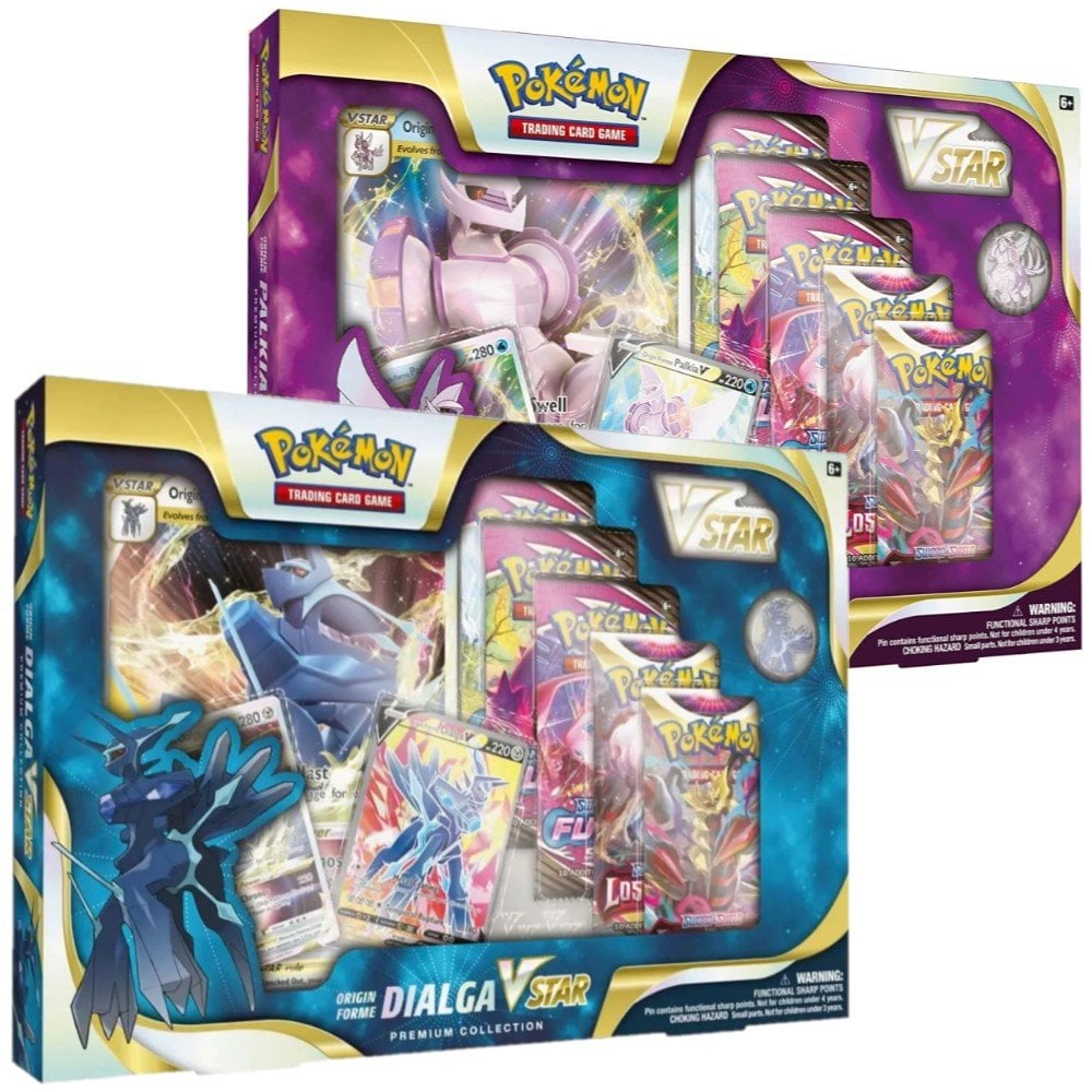 Pokemon TCG Origin Forme Dialga / Palkia VSTAR Premium Collection Box