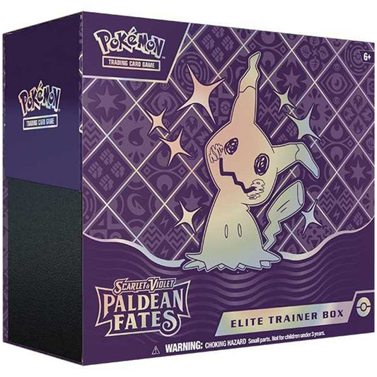 Pokemon TCG Scarlet & Violet Paldean Fates Elite Trainer Box