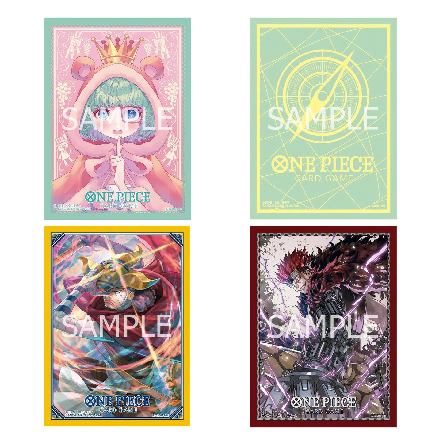 One Piece Card Game: Official Sleeves vol. 9 - Set of 4 Designs