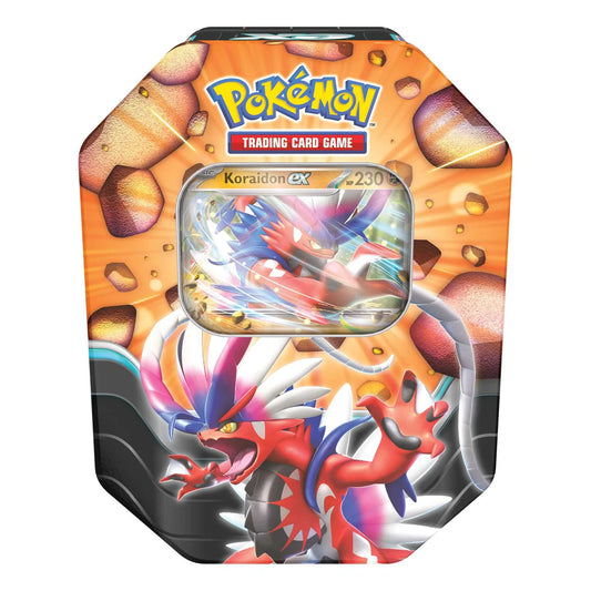 Pokemon TCG Slashing Legends Tin - Koraidon EX
