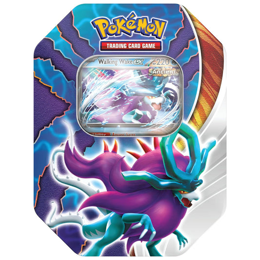 Pokemon TCG Scarlet & Violet Paradox Clash Tin - Walking Wake