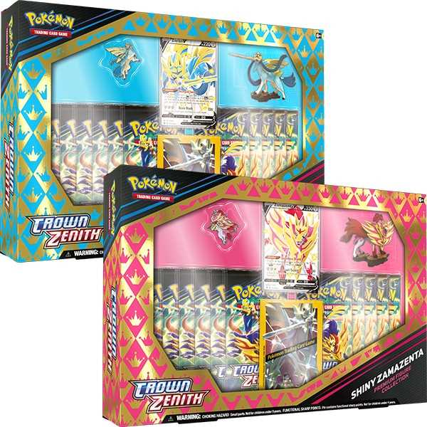 Pokemon TCG Crown Zenith Shiny Premium Figure Collection Box Zacian or ENDGAMELDN Pokemon TCG Crown Zenith Shiny Premium Figure Collection Box Zacian or ENDGAMELDN
