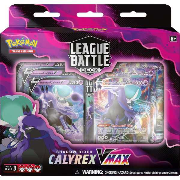Pokémon TCG: Shadow Rider Calyrex VMAX & Ice Rider Calyrex VMAX League Battle Deck