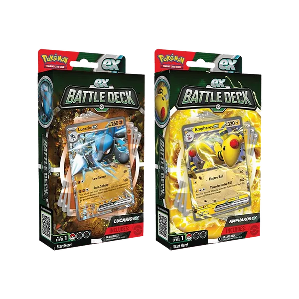Pokemon TCG Lucario / Ampharos EX Battle Deck