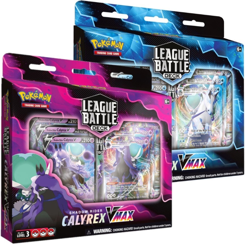 Pok mon TCG Shadow Rider Calyrex VMAX Ice Rider Calyrex VMAX League Pok mon TCG Shadow Rider Calyrex VMAX Ice Rider Calyrex VMAX League