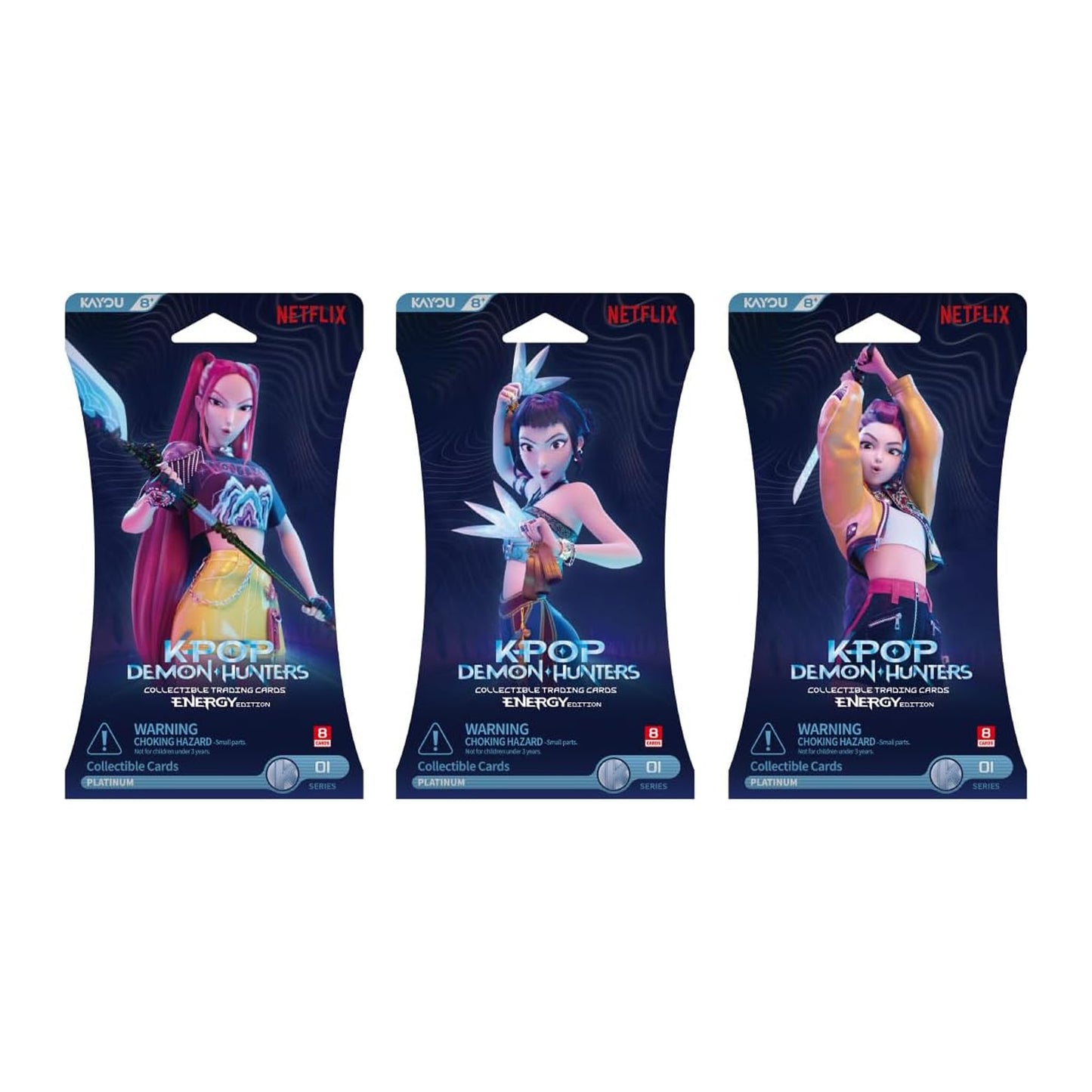 K-POP Demon Hunters: Collectible Trading Cards - Energy Edition Series 1-A Blister Box