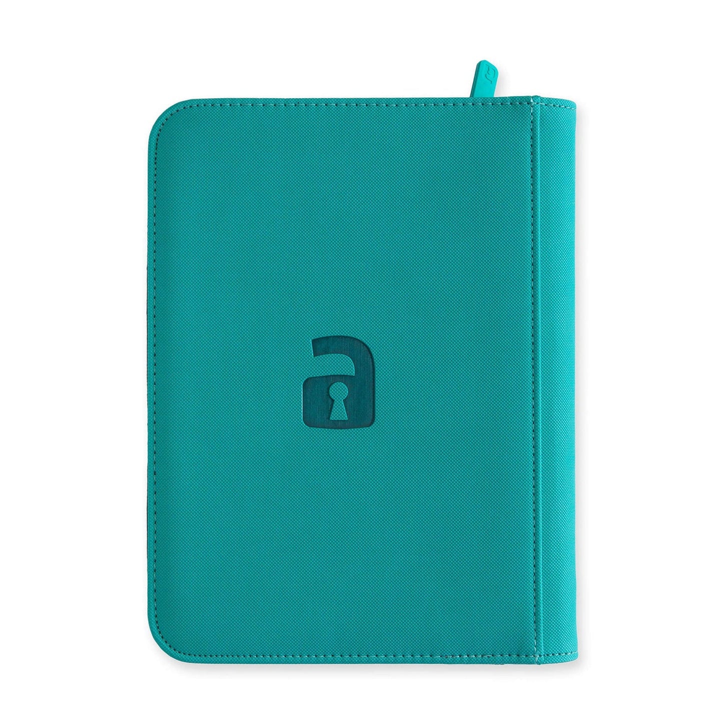 Vault X 4-Pocket Exo-Tec® Zip Binder - Ocean Blue