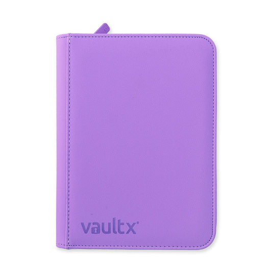 Vault X 4-Pocket Exo-Tec® Zip Binder - Just Purple