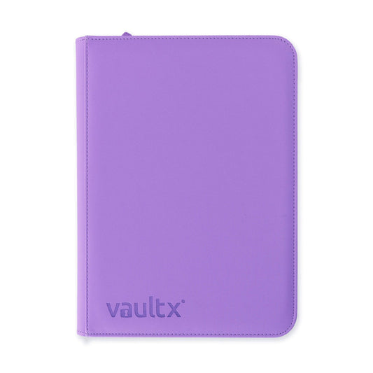 Vault X 9-Pocket Exo-Tec® Zip Binder - Just Purple