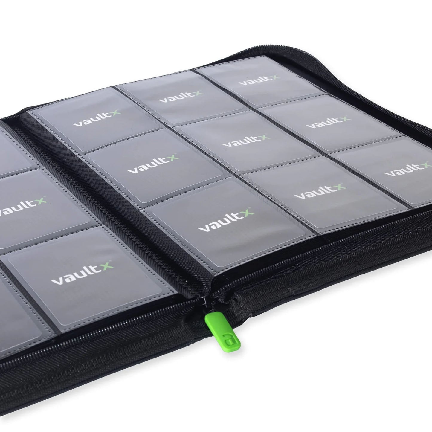 Vault X 9-Pocket Exo-Tec® Zip Binder - Signature Black