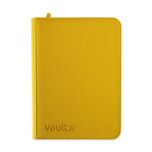 Vault X 9-Pocket Exo-Tec® Zip Binder - Sunrise Yellow