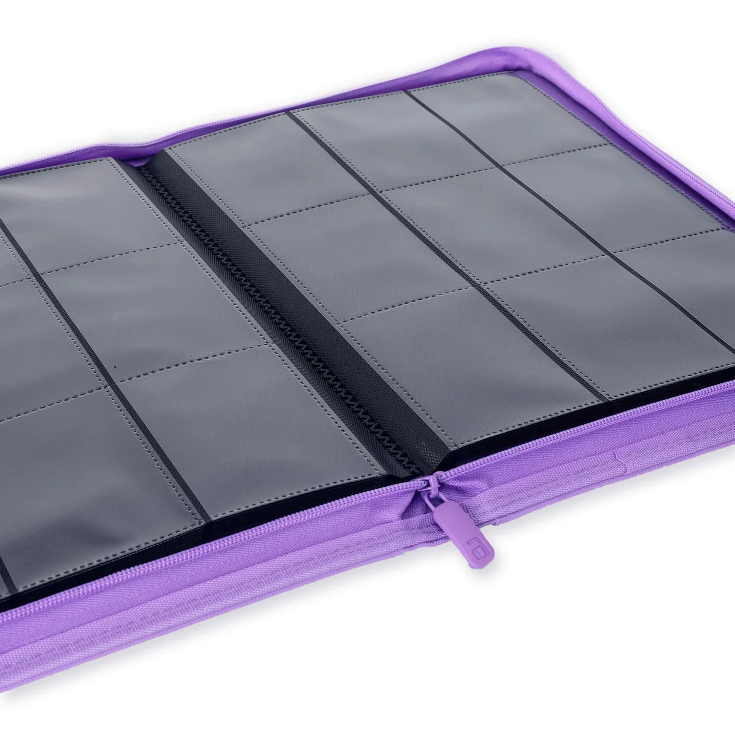 Vault X 9-Pocket Exo-Tec® Zip Binder - Just Purple