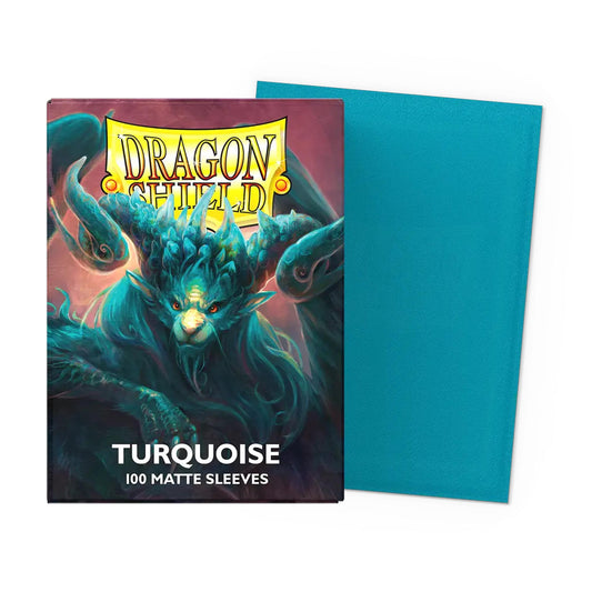 Dragon Shield Matte Sleeves Standard Size - Turquoise (100)