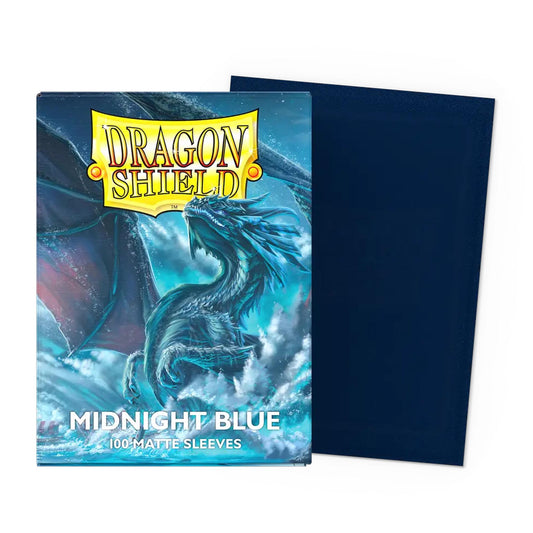 Dragon Shield Matte Sleeves Standard Size - Midnight Blue (100)