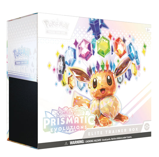 Pokemon TCG Scarlet & Violet Prismatic Evolutions Elite Trainer Box