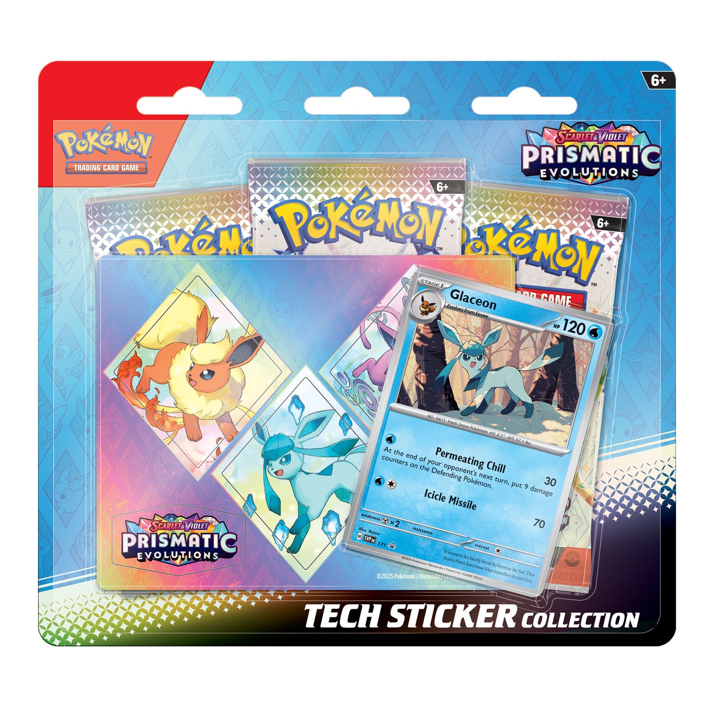 Pokemon TCG Prismatic Evolution Tech Sticker Collection