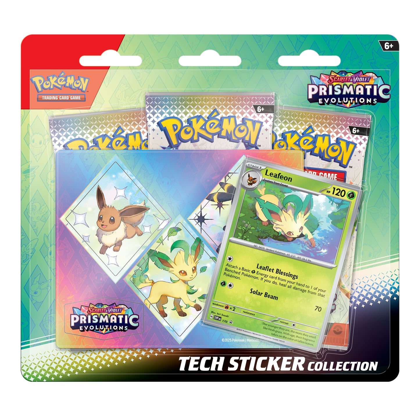 Pokemon TCG Prismatic Evolution Tech Sticker Collection